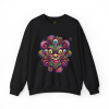 Hypnotic Swirl Face Crewneck Sweatshirt